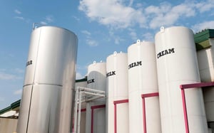 Cream in silo tankers