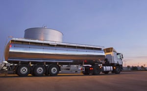 Raw milk hauling truck